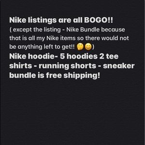 Nike items must go!